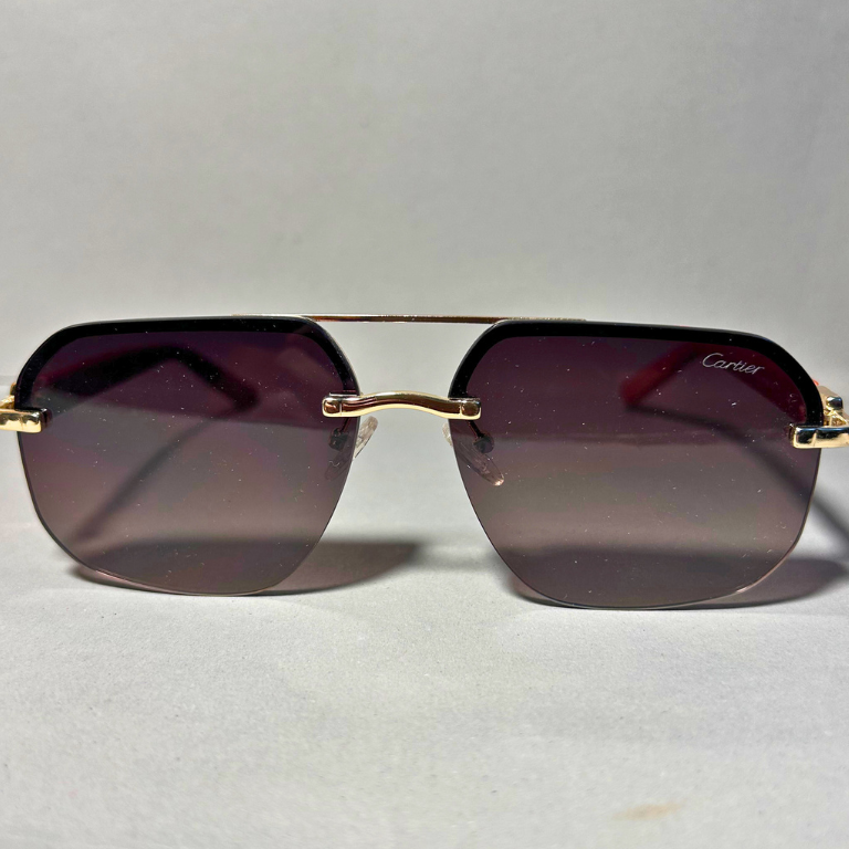 Gradient Rimless Sunglasses