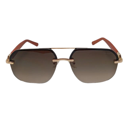 Gradient Rimless Sunglasses