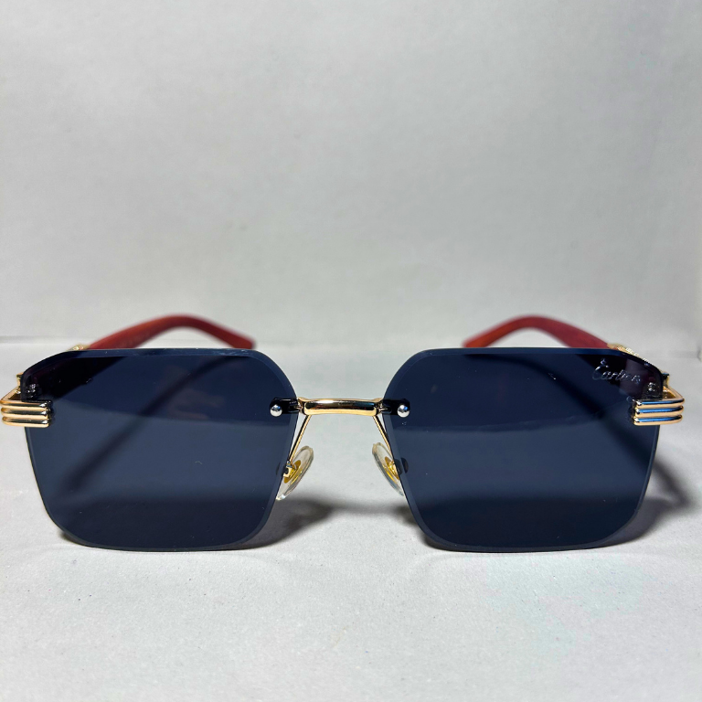 Rimless With Black Shades