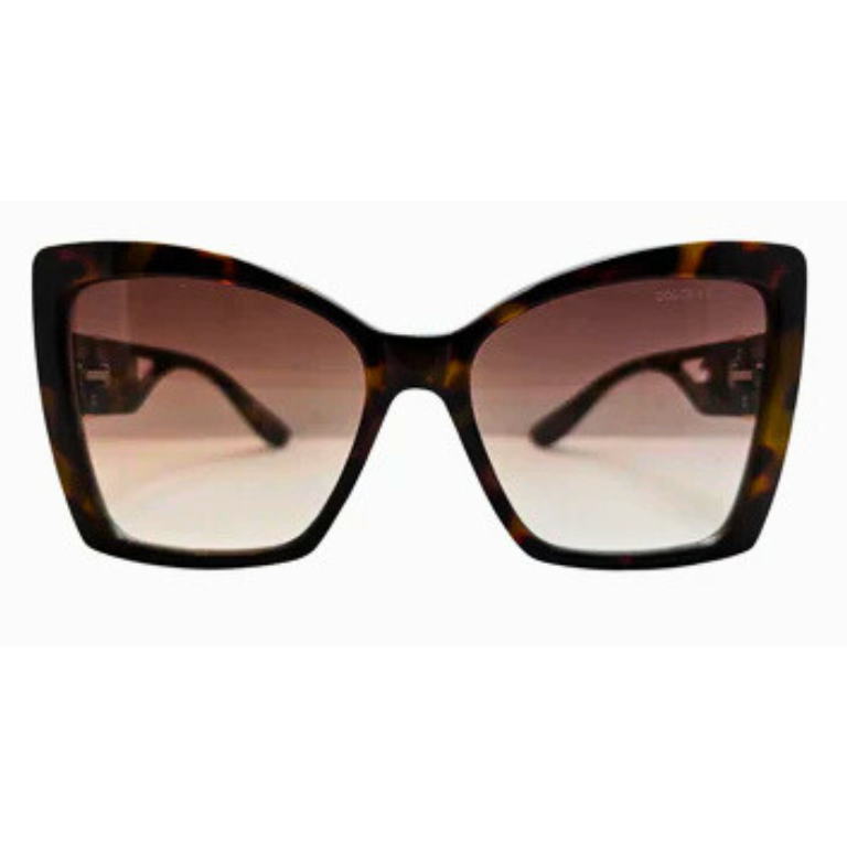 Oversized Tortoise Shell Cat-Eye Sunglasses