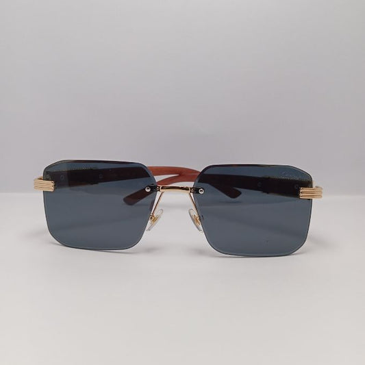 Rimless With Black Shades