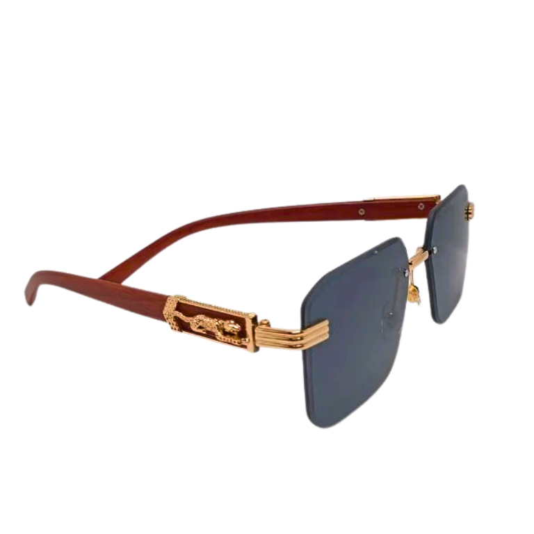 Rimless With Black Shades