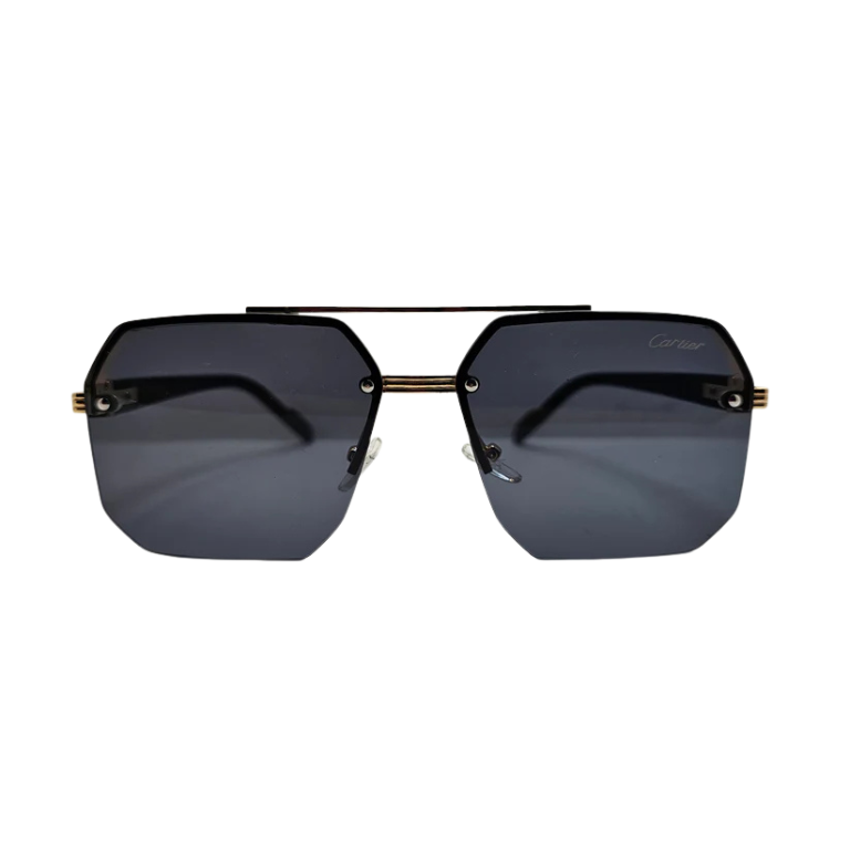Geometric Rimless Sunglasses