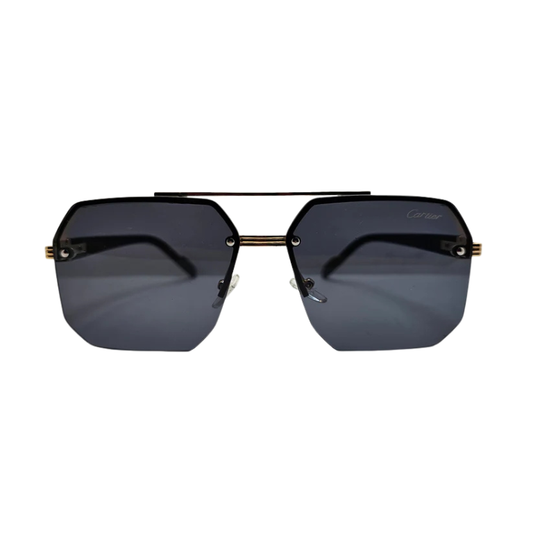 Geometric Rimless Sunglasses
