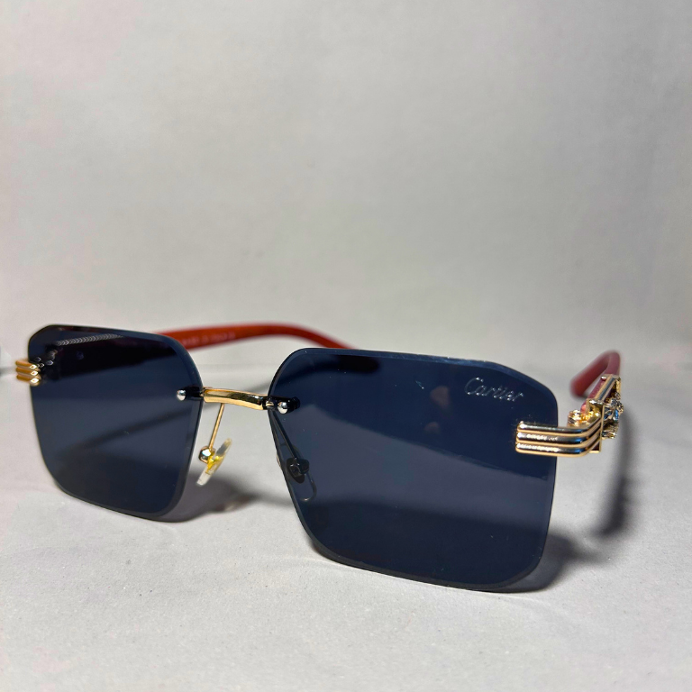 Rimless With Black Shades