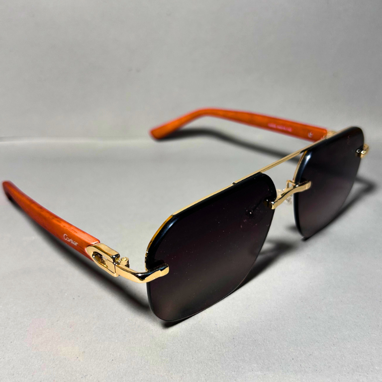 Gradient Rimless Sunglasses